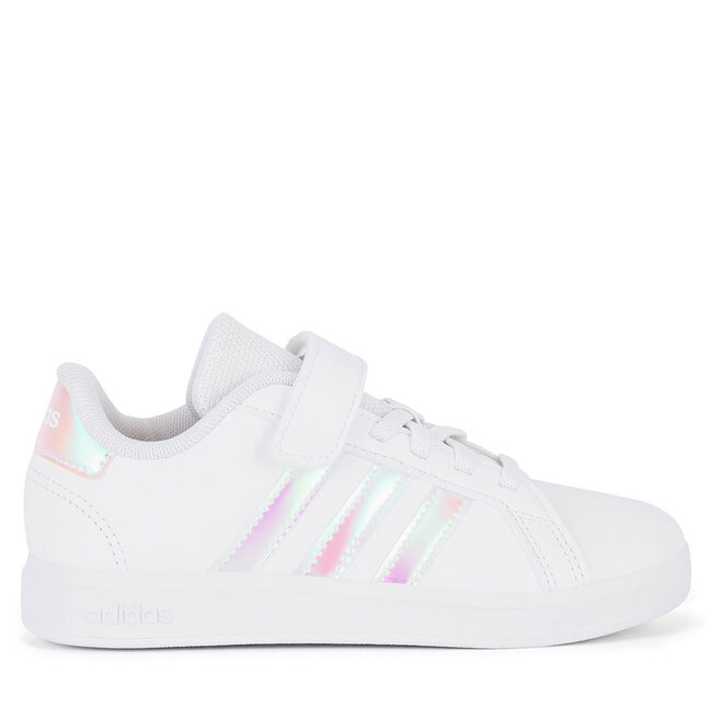 Sneakersy adidas GRAND COURT 2.0 EL IE3851 Biały - dziewczęce