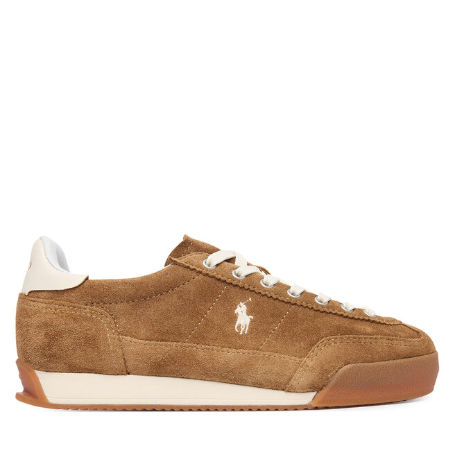 Sneakersy Polo Ralph Lauren Hester 804P18219002 Brązowy - kobiece