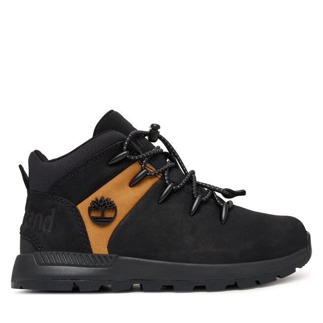 Trzewiki Timberland Sprint Trekker Mid Bungee Trainer TB0A6BXDEMJ1 Czarny - chłopięce