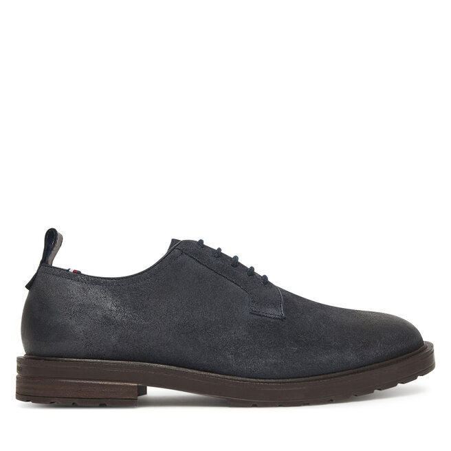 Półbuty Tommy Hilfiger Cleated Derby FM0FM05770 Granatowy - męskie