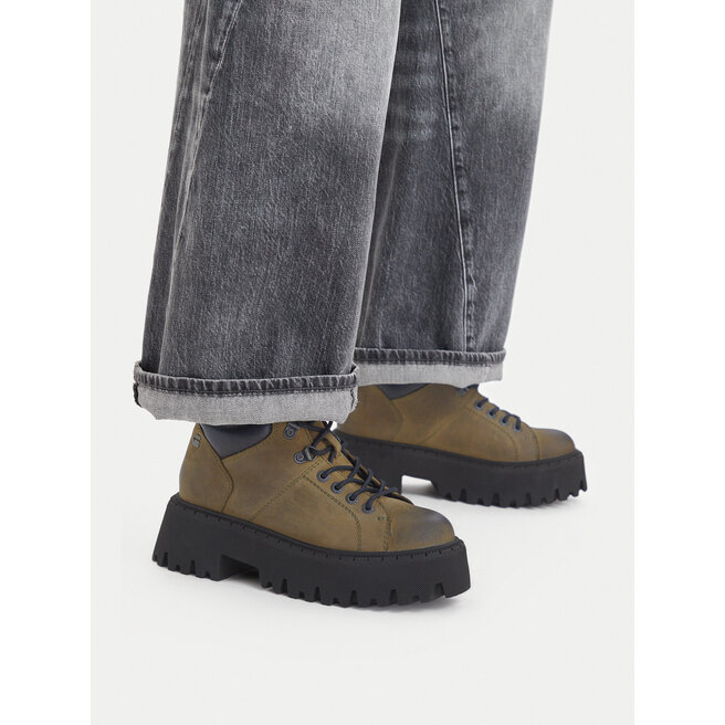 Trapery G-Star Raw CEO-WI34-MANYA-06 Khaki - kobiece