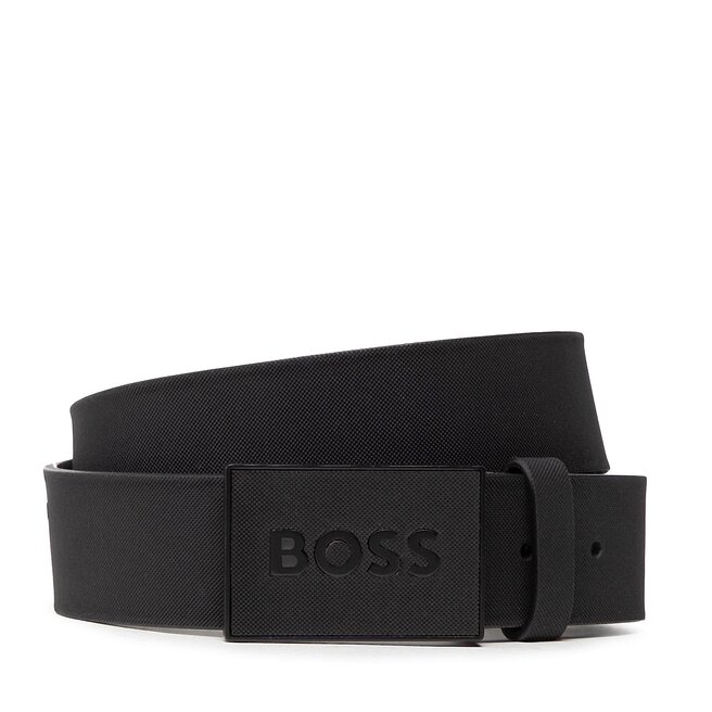 Pasek Męski Boss Icon-S1 50471333 Czarny -