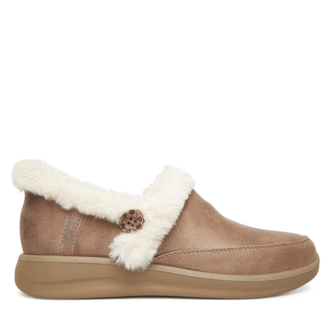 Kapcie Skechers Cozy Escape 168114/TPE Szary - kobiece