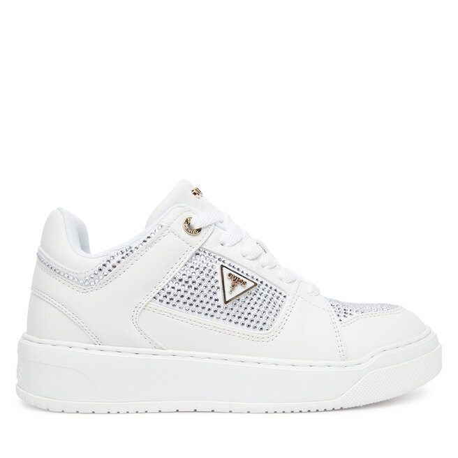 Sneakersy Guess FLTDL2 LEA12 Biały - kobiece