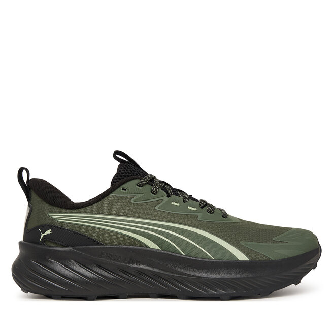 Buty do biegania Puma Pounce Lite 2 Trail 313736 03 Zielony ciemny - męskie