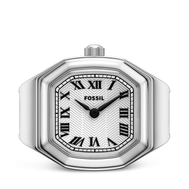 Zegarek Fossil Watch Ring ES5482 Srebrny -
