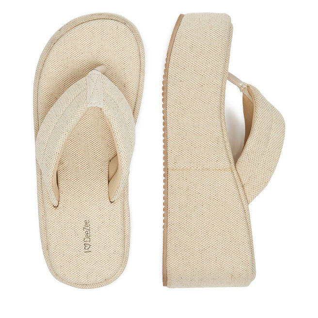 Japonki DeeZee CT0718-1 Beżowy -