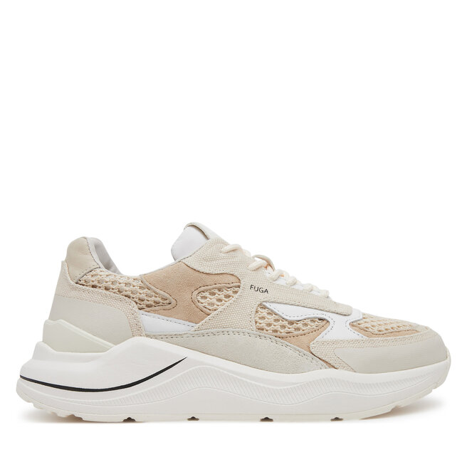 Sneakersy D.A.T.E. Fuga  W421-FG-ET Beżowy - kobiece