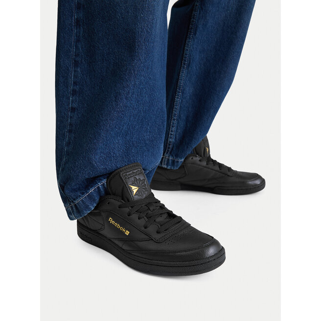 Sneakersy Reebok EO-CLUB C 85 100279025 Czarny - męskie