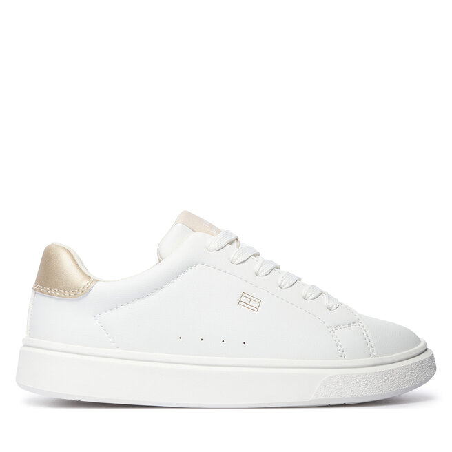 Sneakersy Tommy Hilfiger T3A9-35073-1355X048 S Biały - dziewczęce