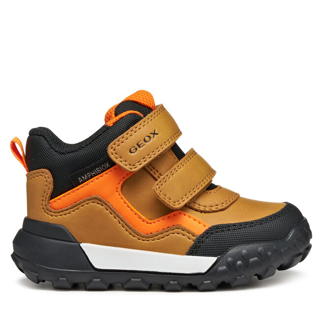 Śniegowce Geox B Trekkyup B Abx B566LB 0MEFU C2G9B M Żółty - chłopięce