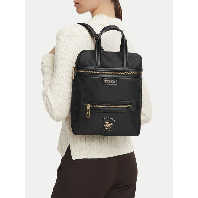Plecak Beverly Hills Polo Club BHPC-H-002-07 Czarny -