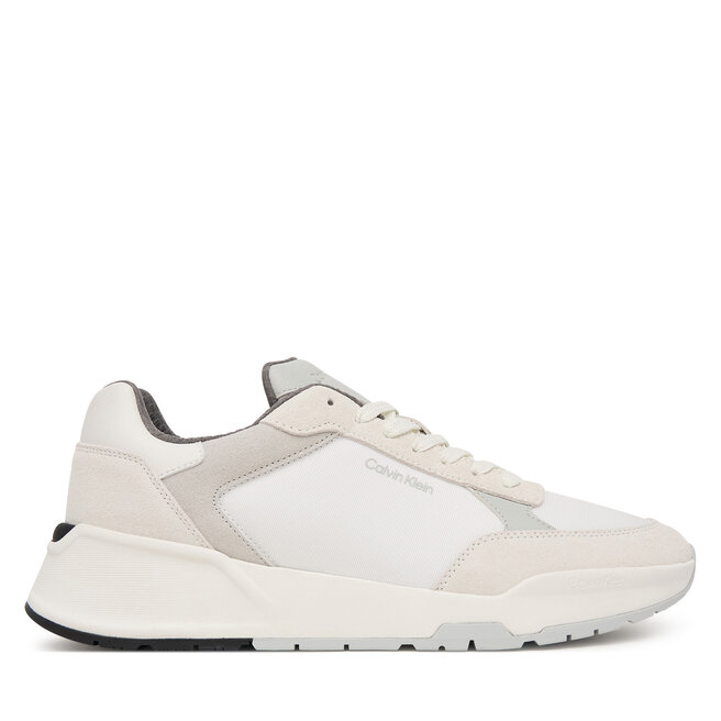 Sneakersy Calvin Klein City Runner Laceup Ny-Su HM0HM02308 Kremowy - męskie