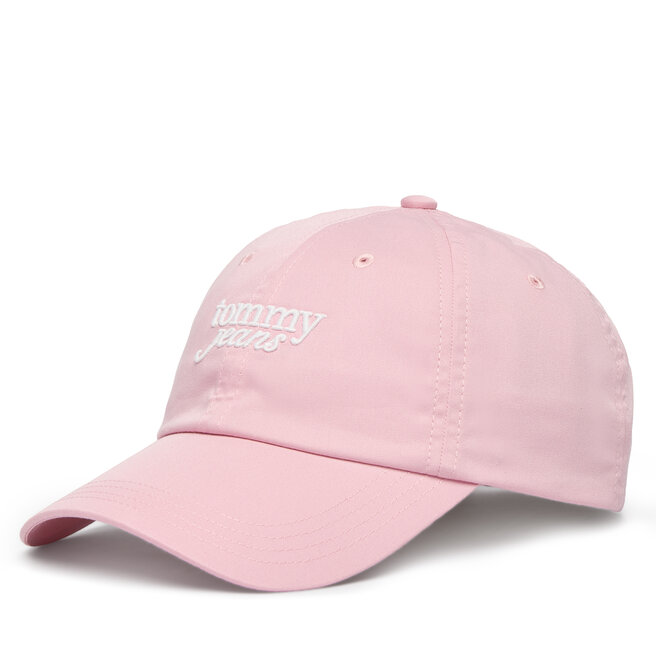 Czapka z daszkiem Tommy Jeans Scri AW0AW18358 Różowy -