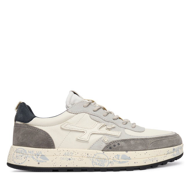 Sneakersy Premiata Nous Var 8466 Szary - męskie