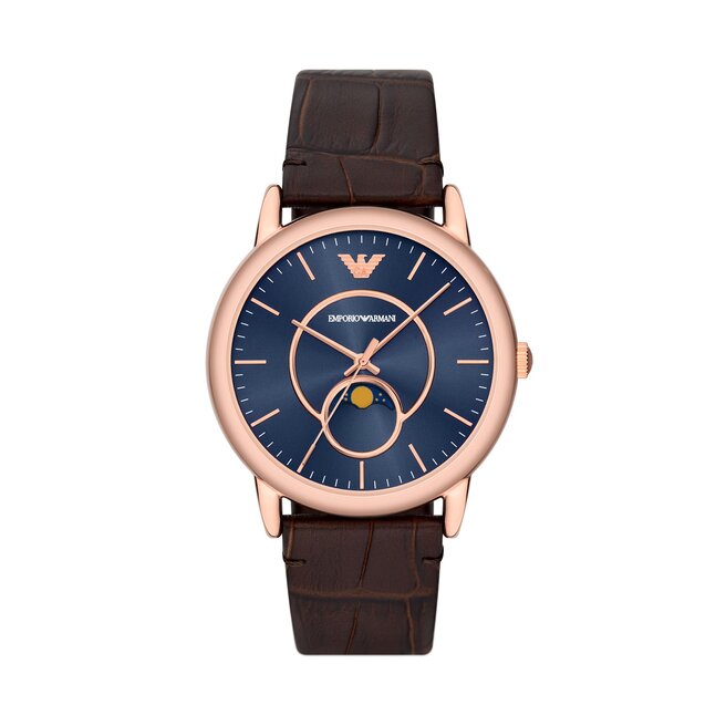 Zegarek Emporio Armani Luigi AR11566 Brązowy -