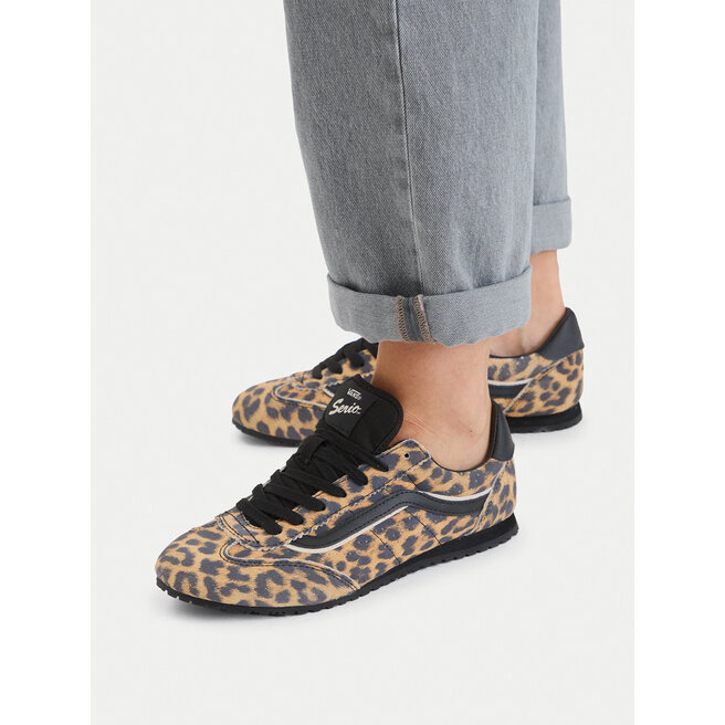 Sneakersy Vans Super Lowpro VN000E89YS51 Brązowy - kobiece