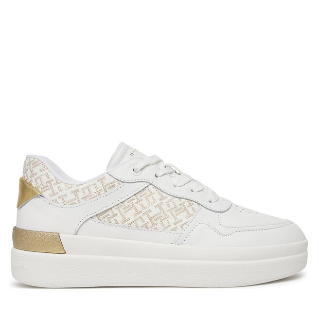 Sneakersy Tommy Hilfiger FW0FW08381 Biały - kobiece