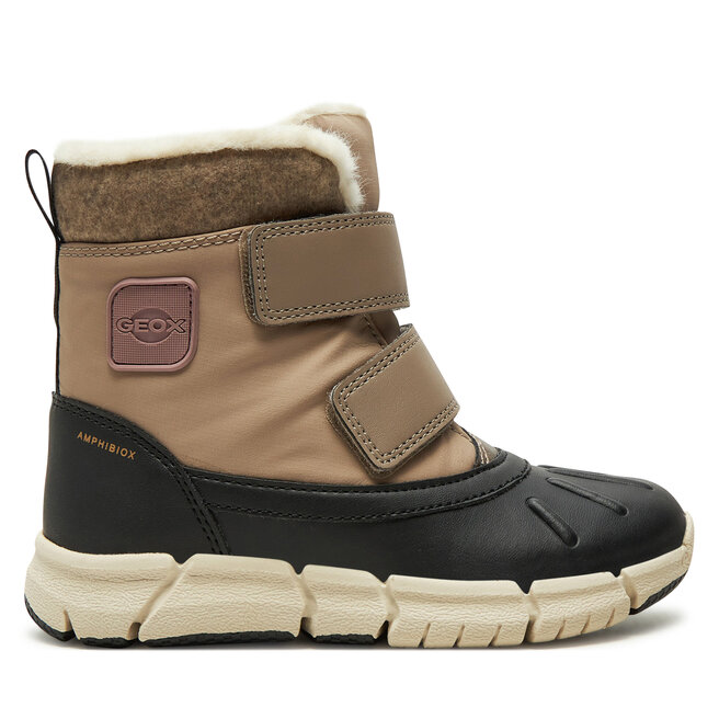 Śniegowce Geox J Flexyper Girl B Ab J46APC 054FU C0533 M Beżowy - dziewczęce