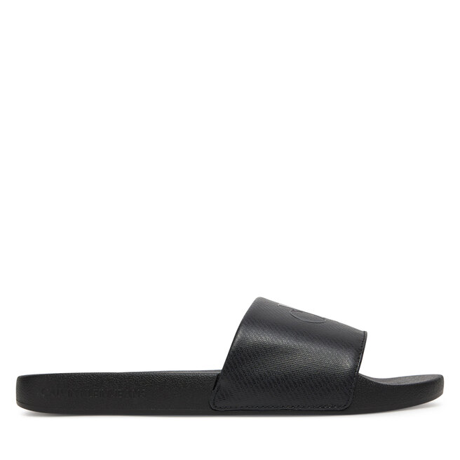 Klapki Calvin Klein Jeans Slide Aop Print YM0YM01269 Czarny -