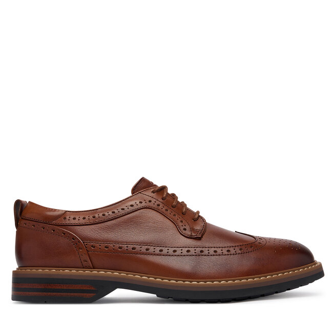 Półbuty Clarks Aldwin 2 Limit 26320107 Brązowy - męskie