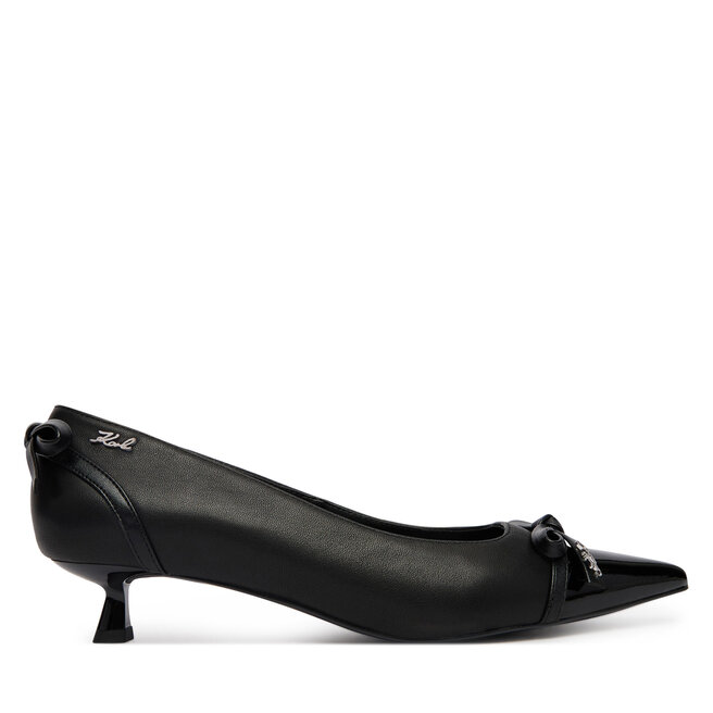 Czółenka KARL LAGERFELD Pasha KL30119A Czarny - kobiece