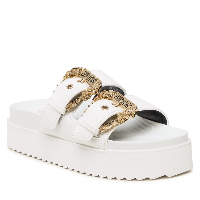 Klapki Versace Jeans Couture 74VA3SM1 Biały -