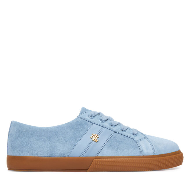 Sneakersy LAUREN RALPH LAUREN Janson II 802868344005 Niebieski jasny - kobiece