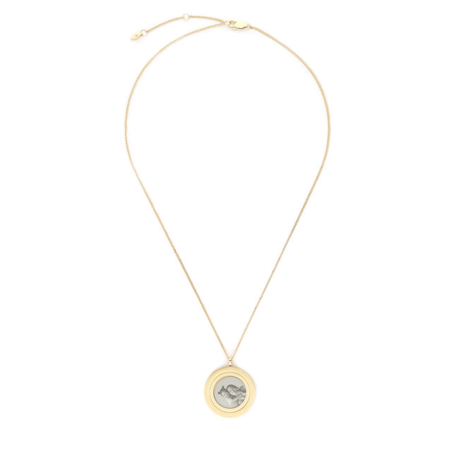 Naszyjnik Fossil Harlow Locket JF04738710 Złoty -