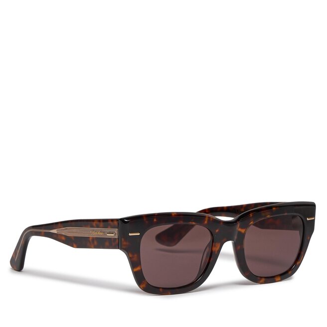 Okulary przeciwsłoneczne Calvin Klein CK23509S Brązowy - męskie