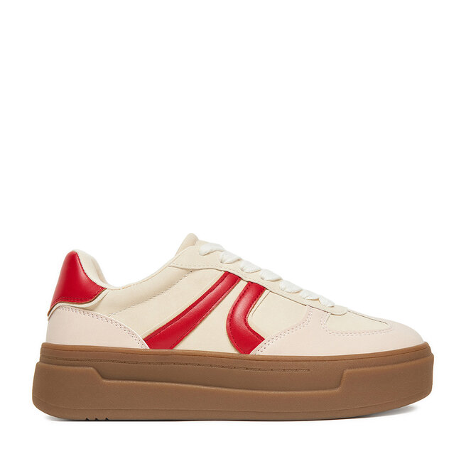 Sneakersy DeeZee AM2518 Beżowy - kobiece