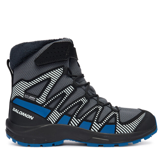 Śniegowce Salomon Xa Pro V8 Winter Waterproof L47857400 Szary - chłopięce