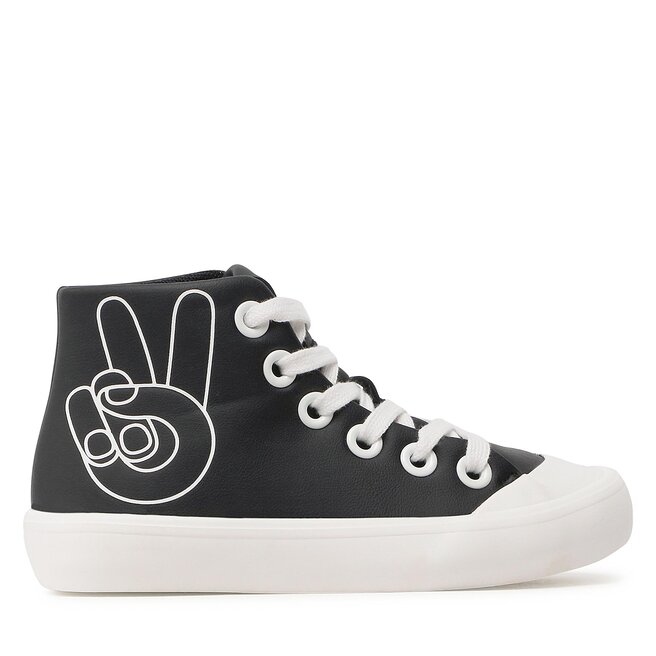 Trampki Reima Peace High-Top 5400092A Czarny - chłopięce
