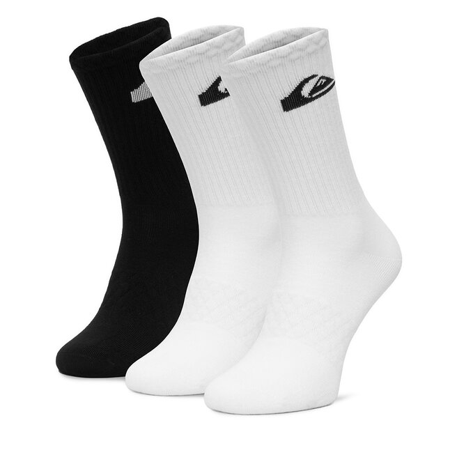 Skarpety długie Quiksilver CEO_BR_QUIK_2042_W_AW25 (3 PACK) Biały - męskie