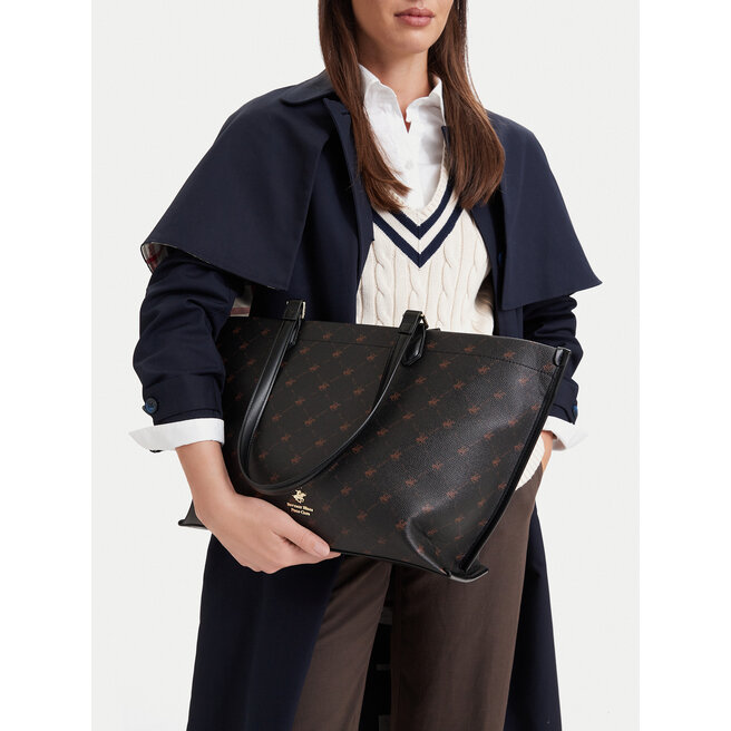 Torebka Beverly Hills Polo Club CEO-BHPC-L-008-10 Czarny -