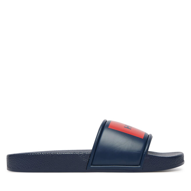 Klapki HUGO G01179 S Granatowy -