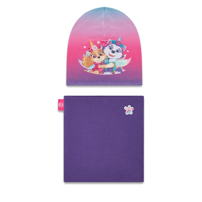 Komplet czapka i komin Paw Patrol CEO-ACCCS-AW25-316PAW Fioletowy -