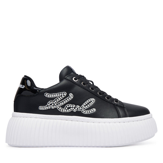 Sneakersy KARL LAGERFELD KL42311P Czarny - kobiece