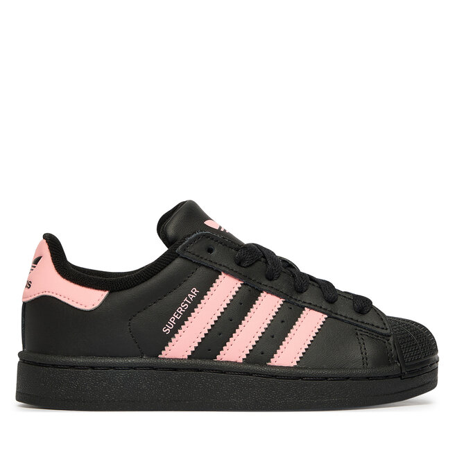 Sneakersy adidas Superstar II C JP9445 Czarny - dziewczęce
