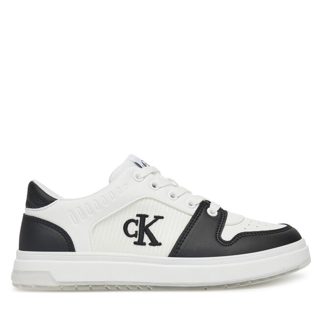 Sneakersy Calvin Klein Jeans Low Cut Lace-Up Sneaker V3X9-82093-1697 S Biały - chłopięce