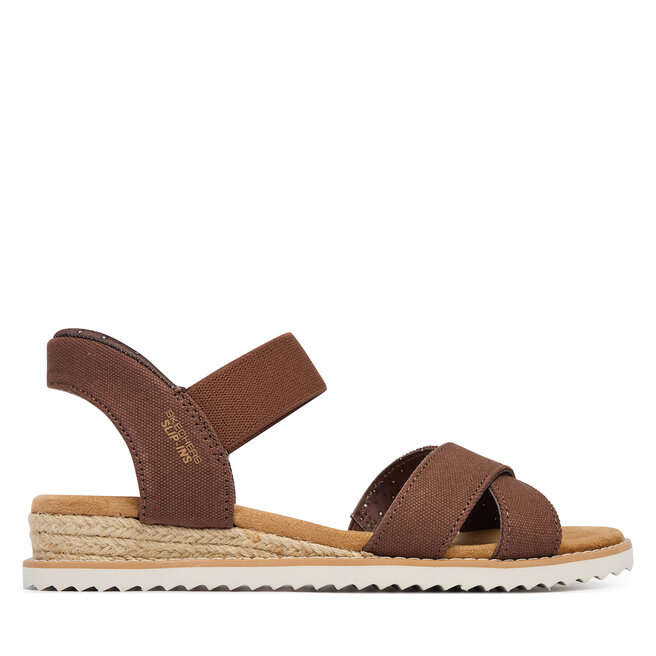 Sandały Skechers BOBS Desert Kiss - Golden Lily 114418/CHOC Brązowy - kobiece