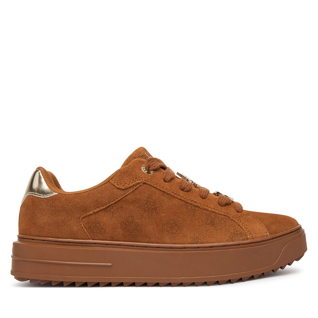 Sneakersy Guess FLFDU2 SUE12 Brązowy - kobiece
