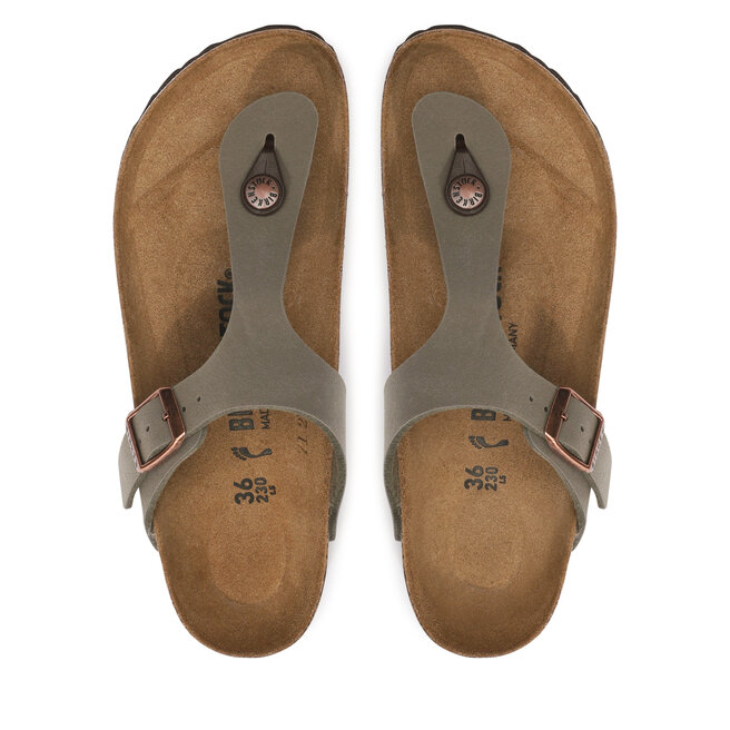 Japonki Birkenstock Gizeh Bs 0043393 Szary -