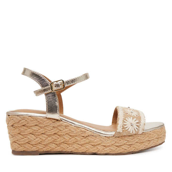 Espadryle Gioseppo Candia 74863-P Brązowy - kobiece