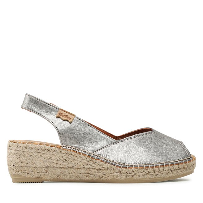 Espadryle Toni Pons Bernia-P Srebrny - kobiece