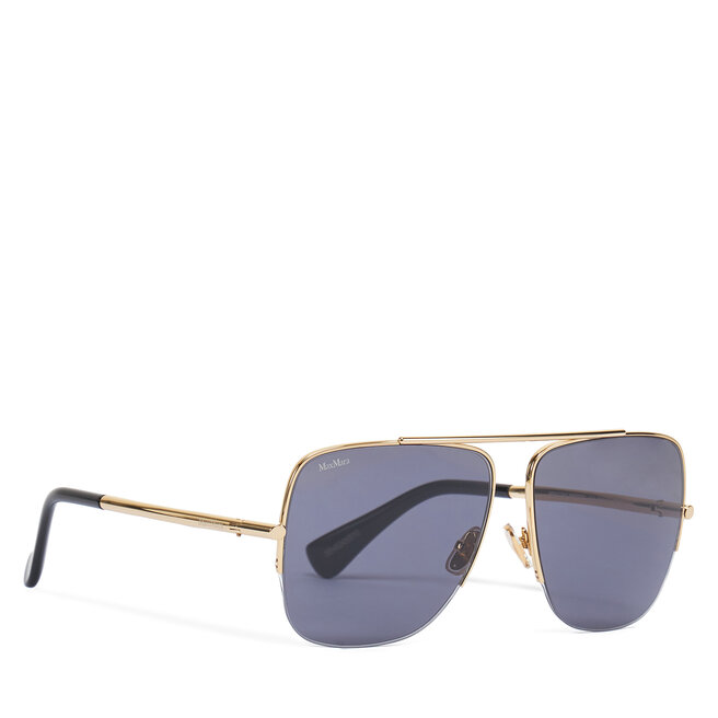 Okulary przeciwsłoneczne Max Mara MM0121 30A Złoty - kobiece