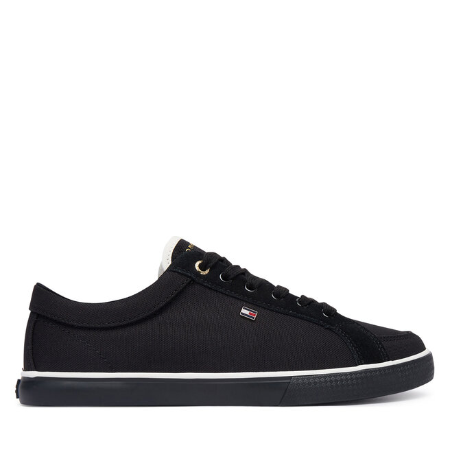 Tenisówki Tommy Hilfiger Th Low FW0FW09390 Czarny - kobiece