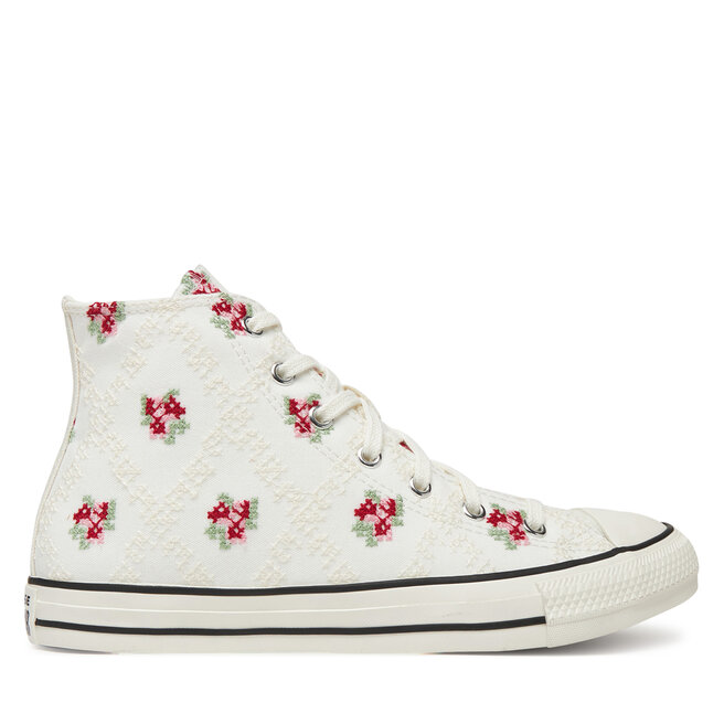 Trampki Converse Chuck Taylor All Star Vintage Embroidery A12635C Biały - kobiece