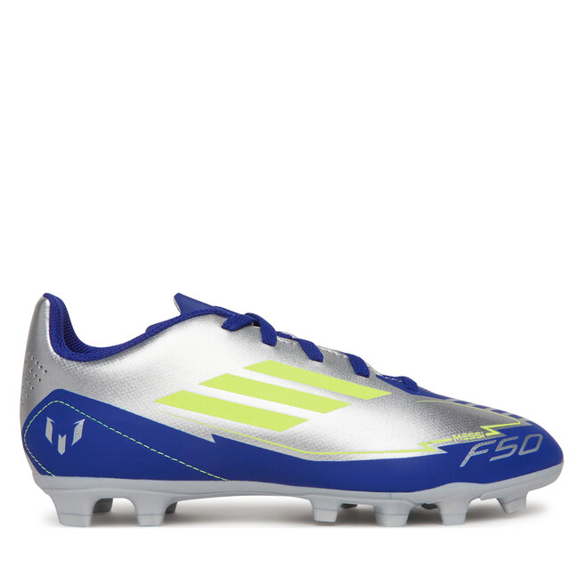 Buty do piłki nożnej adidas F50 Club Messi Firm/Multi-Ground IH0926 Szary - dziecięce
