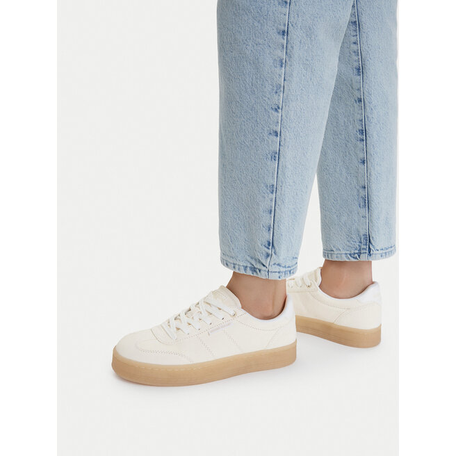 Sneakersy Guess Jeans CWBEO-V12-1219-25WC1051 Kremowy - kobiece